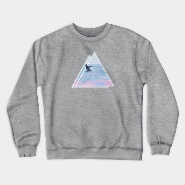 Having a whale of a time Crewneck Sweatshirt by tamsinlucie